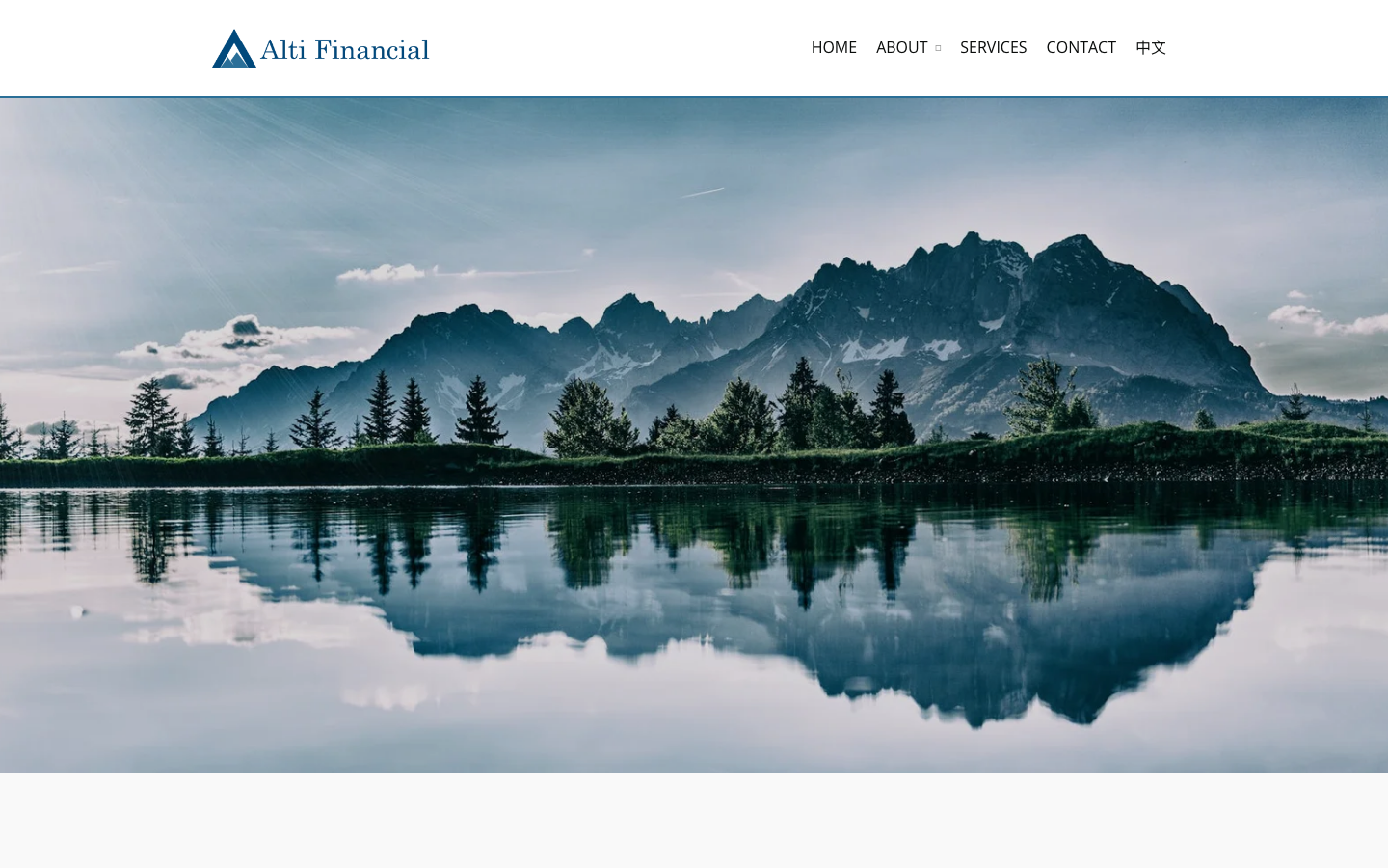 Alti Financial 网站首页截图